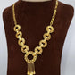 Luxury Gold Plated Statement Necklace Set