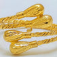 Gold-Plated Leaf Bracelet & Ring Set: Elegant Crystal Accents