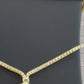 Elegant Triple Oval Sliding Stone Hand Harness • Sparkling Crystal Move Slave Bracelet