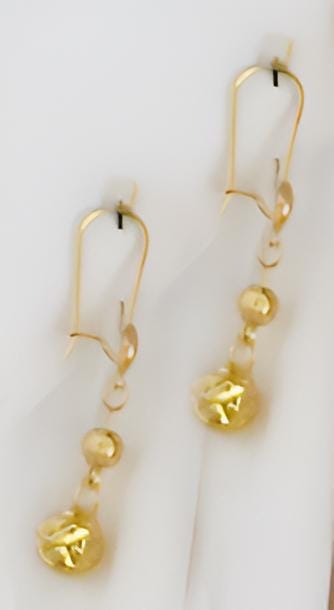 Elegant Gold Plated Beaded Jewelry Set | Bridal Necklace, Bracelet & Earrings | Dangling Charm Fashion Accessories