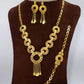 Luxury Gold Plated Statement Necklace Set