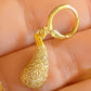 Gold-Plated Teardrop Jewelry Set – Sparkling Necklace & Earrings with Cubic Zirconia Stones
