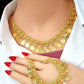 Royal Gold Plated Coin Fringe Jewelry Set