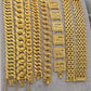 Luxury Gold Plated Chunky Chain Bracelet Textured Link Jewelry