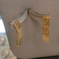 Luxurious Gold Plated Greek Key Jewelry Set • Elegant Meander Design