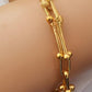 Gold-Plated Jewelry Set – 21K Style Necklace, Bracelet & Earrings