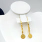 Gold Plated Coin Jewelry Set Statement