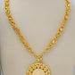 Gold-Plated Ottoman Medallion Bridal Jewelry Set – Necklace, Bracelet, Earrings & Ring