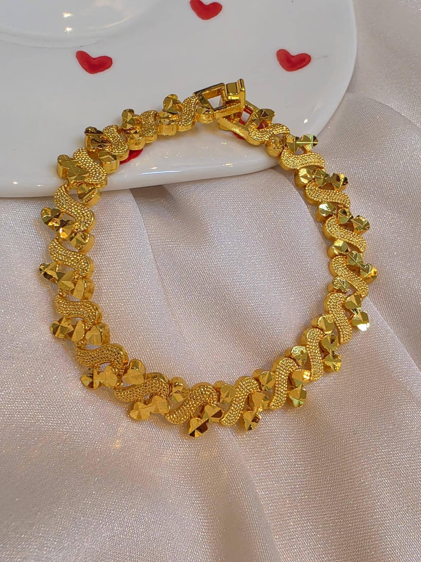 Luxury Gold Plated Chain Bracelet for Women