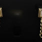 Luxurious Gold Plated Marquise Crystal Jewelry Set • Radiant Floral Wedding Statement
