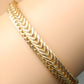 Luxury Gold-Plated Flat Chain Jewelry Set | Necklace  Bracelet  Earrings  Elegant Design