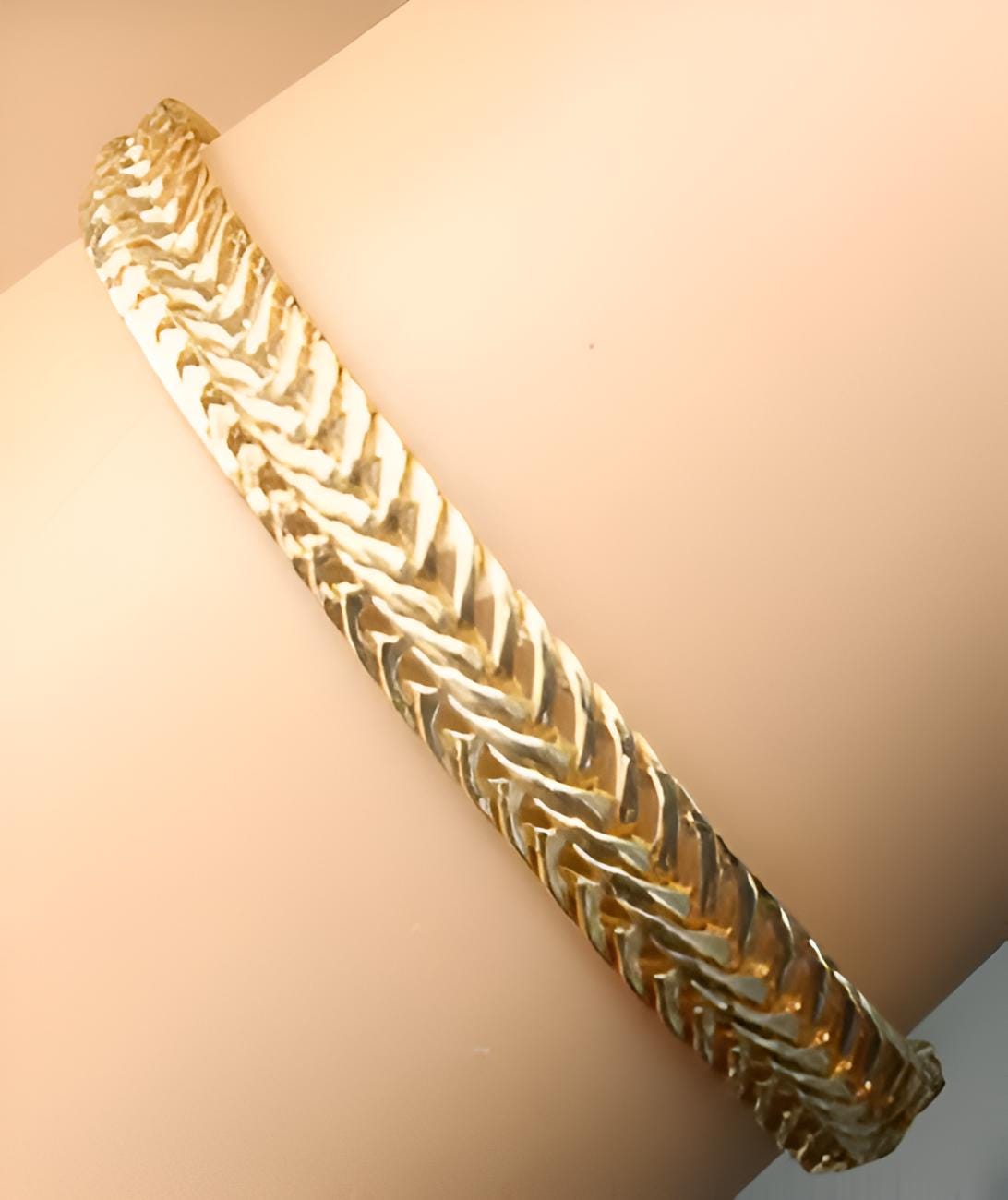 Luxury Gold-Plated Flat Chain Jewelry Set | Necklace  Bracelet  Earrings  Elegant Design