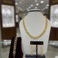 Gold Plated Chain Jewelry Set Chunky Link Necklace Bracelet Earrings