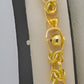Gold-Plated Ottoman Medallion Bridal Jewelry Set – Necklace, Bracelet, Earrings & Ring