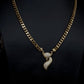Luxury Gold Plated Floral Crystal Jewelry Set • Vintage Teardrop Design • 4Pcs