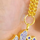Gold-Plated Surah Al-Nas Necklace – Islamic Jewelry with Quran Engraving, 3 Colors