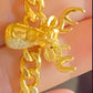 Gold-Plated Deer Jewelry Set – Animal Inspired Necklace, Earrings & Bracelet with CZ Stones