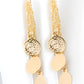 Elegant Gold-Plated Flower Frame Jewelry Set | Turkish Design Necklace, Bracelet, Earrings & Ring for Women