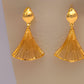 Gold-Plated Arabic Bridal Jewelry Set – 4-Piece Necklace, Earrings, Bracelet & Ring