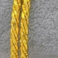 Gold Plated Bangle Bracelet Set Textured Stackable Jewelry