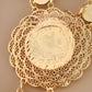 Gold-Plated Ottoman Coin Necklace – Arabic Calligraphy Pendant, Turkish Style