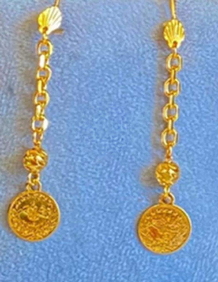 Gold-Plated Ottoman Coin Jewelry Set – Complete 6-Piece Turkish Style Jewelry Collection