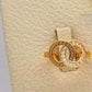 Gold-Plated Arabic Jewelry Set | Bridal Necklace, Earrings, Bracelet & Ring