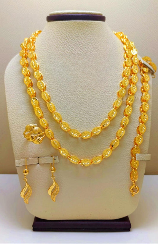 Elegant Gold-Plated Jewelry Set
