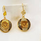 Luxury Gold Plated Greek Coin Jewelry Set
