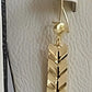 Gold-Plated V-Shape Jewelry Set – Arabic Necklace, Bracelet, Earrings & Ring