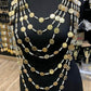 Gold Plated Coin Body Chain Festival Belly Dance Necklace