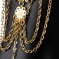 Gold Plated Hand Chain Bracelet Ottoman Coin Slave Bracelet Boho Jewelry