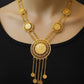 Luxury Gold Plated Ottoman Coin Statement Necklace