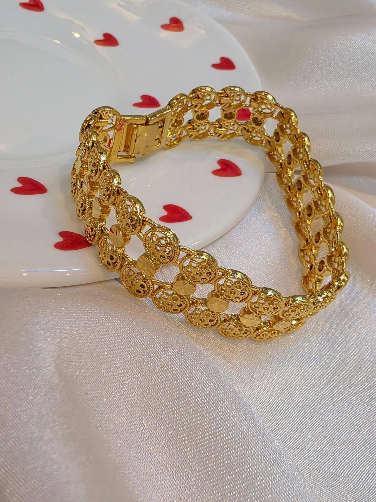 Luxury Gold Plated Chain Bracelet for Women