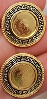 Gold-Plated Greek Coin Jewelry Set – Queen Cameo Necklace, Bracelet & Earrings