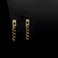 Luxurious Gold Plated Teardrop Crystal Jewelry Set • Elegant Bridal Statement Collection