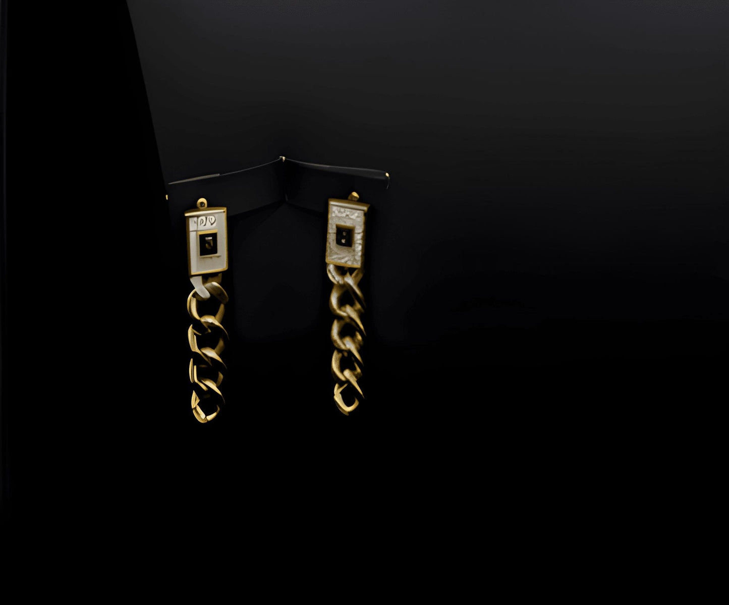 Luxurious Gold Plated Teardrop Crystal Jewelry Set • Elegant Bridal Statement Collection