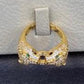 Gold Plated Panther Cuban Chain Jewelry Set Luxury Necklace Choker Earrings Ring