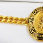 Gold Plated Greek Medallion Jewelry Set Statement