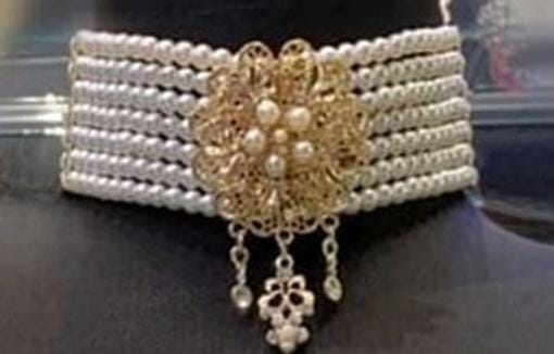 Luxury Bridal Pearl Body Jewelry Gold Plated Set