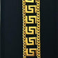 Gold Plated Greek Key Jewelry Set Necklace Bracelet Earrings