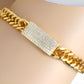 Gold-Plated Zircon Jewelry Set – Arabic Style Necklace, Bracelet, Earrings & Ring