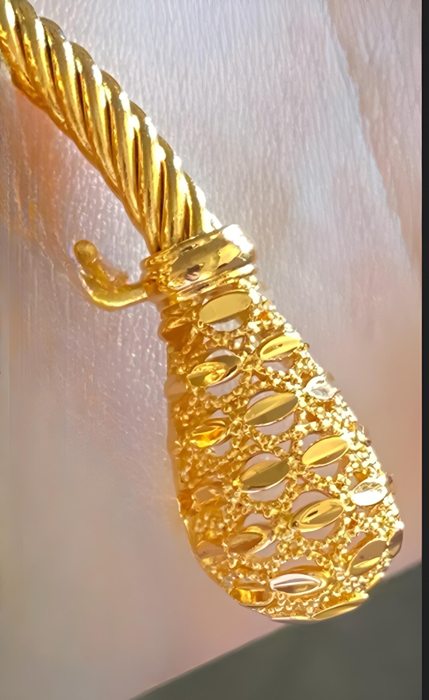 Gold-Plated Filigree Cable Bracelet Set – 2-Piece Adjustable Statement Cuffs for Women