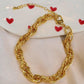 Luxury Gold Plated Chain Bracelet for Women