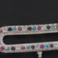 Luxury Colorful Sliding Stone Hand Harness • Rainbow Crystal Move Slave Bracelet Ring