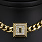 Luxurious Gold Plated Marquise Crystal Jewelry Set • Radiant Floral Wedding Statement