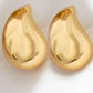 Golden Raindrop Elegance Set – Bold Plated Jewelry Design