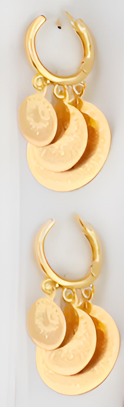 Gold-Plated Ottoman Coin Jewelry Set – Necklace, Bracelet, Earrings & Ring