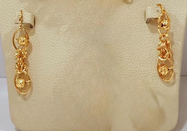 Gold-Plated Arabic Bridal Jewelry Set – 4-Piece Wedding Necklace, Earrings, Bracelet & Ring