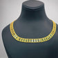 Gold Plated Greek Key Jewelry Set Necklace Bracelet Earrings